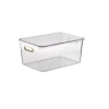 Skin care products storage box, pet transparent sundries storage basket, clothes, children's books, snacks storage box Item Picture